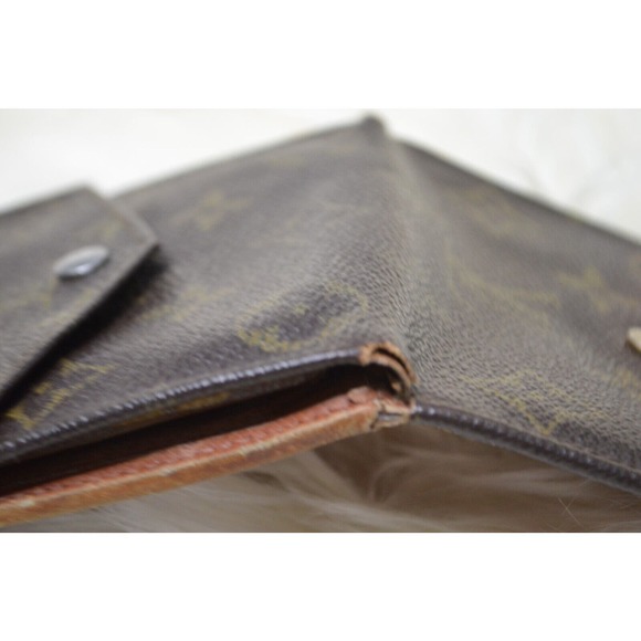 Louis‎ Vuitton Vintage Wallet Trifold Elise Brown Monogram Leather Wallet - Picture 5 of 11